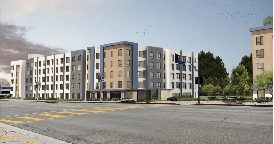 Framing Progresses on 192-Unit Affordable Housing Project in Los Angeles' Lake Balboa