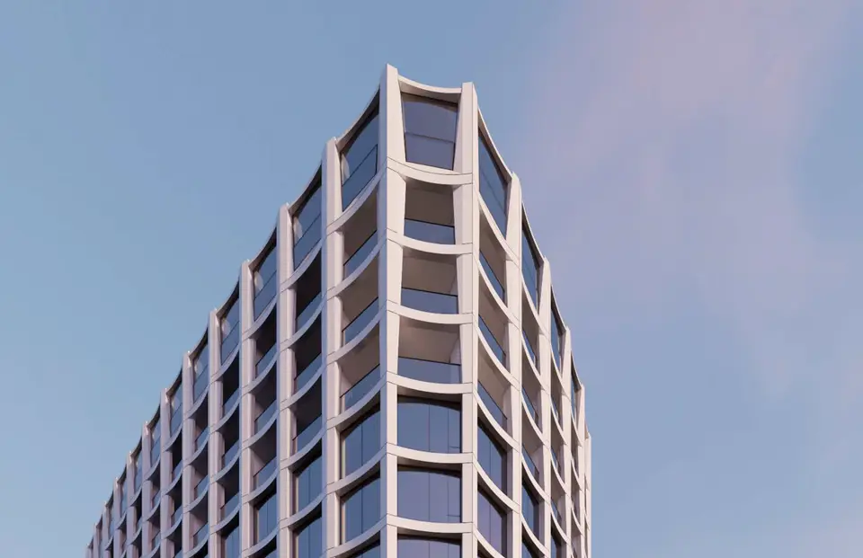 Strada Refiles Plans for 45-Story Tower at 395 3rd Street in San Francisco