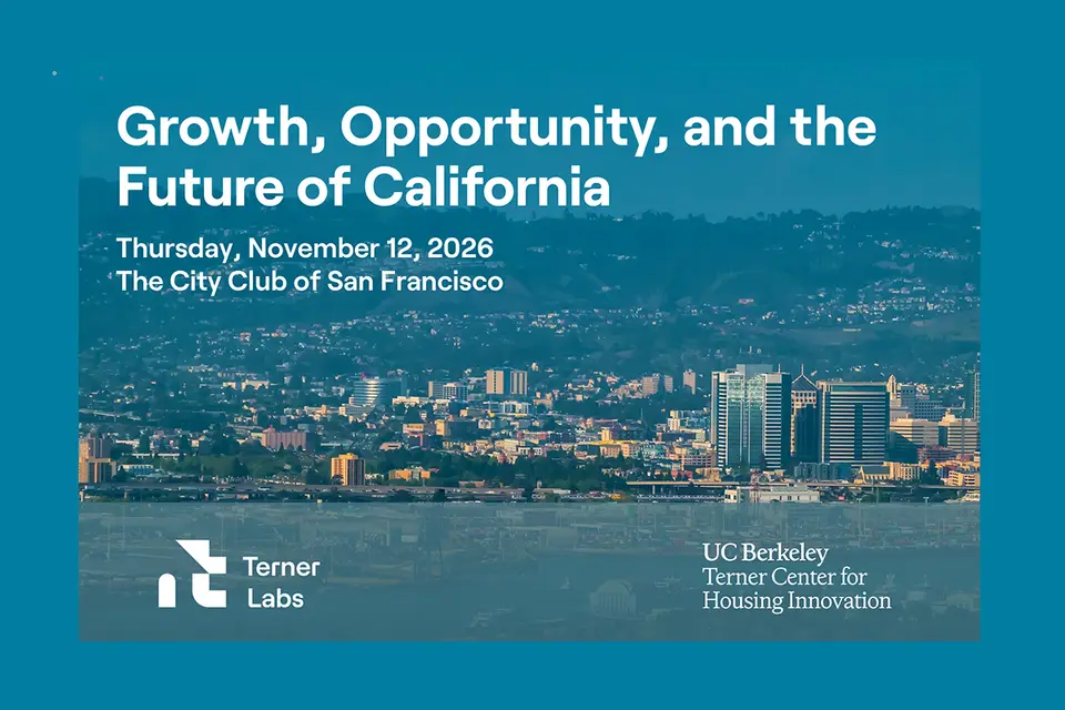 Terner Center Colloquium Explores California's Housing Growth and Opportunity Strategies