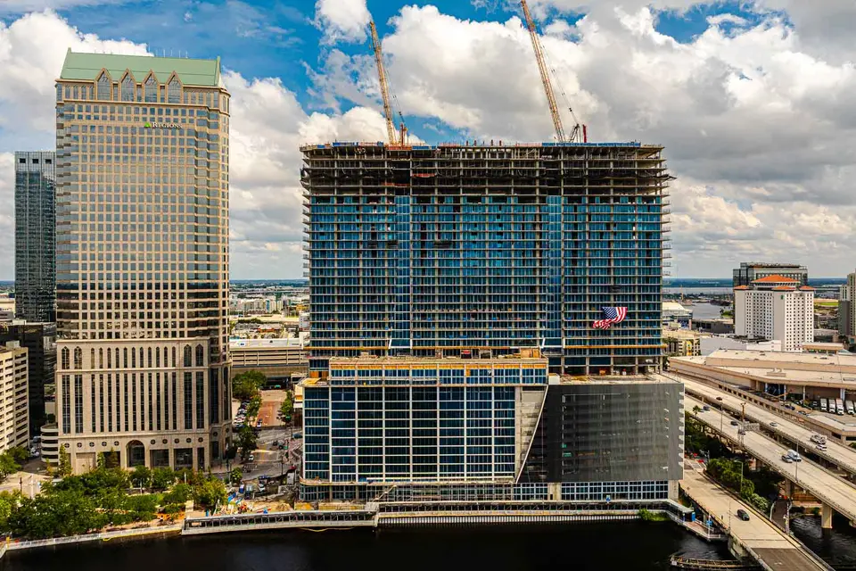 Pendry Tampa Hotel and Residences Top Out Along Downtown Riverwalk