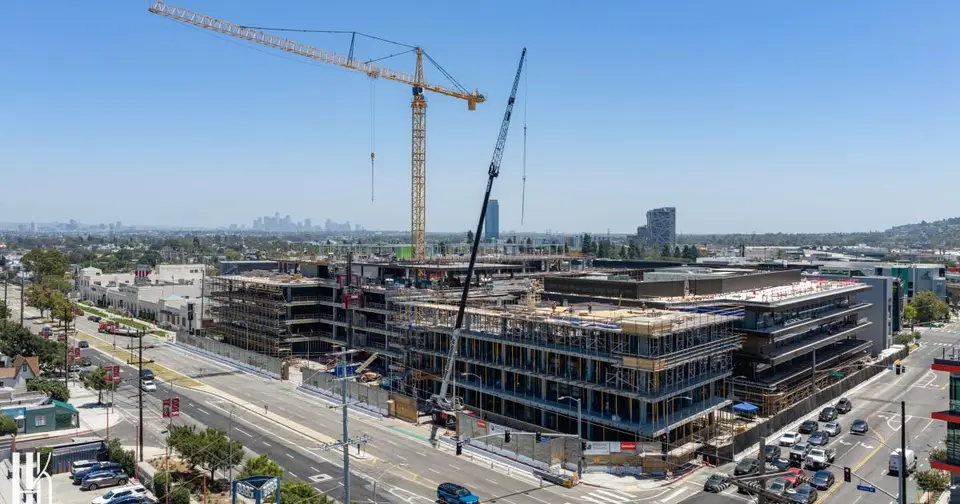 Exterior Finishes Progress on Apple's 536,000 SF Westside Office Campus