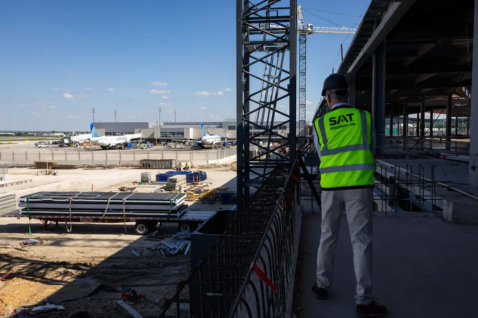 San Antonio International Airport's Terminal C Nears Halfway Construction Mark