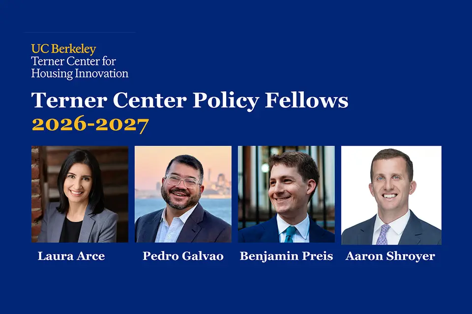Terner Center Appoints Four Housing Policy Experts as New Fellows