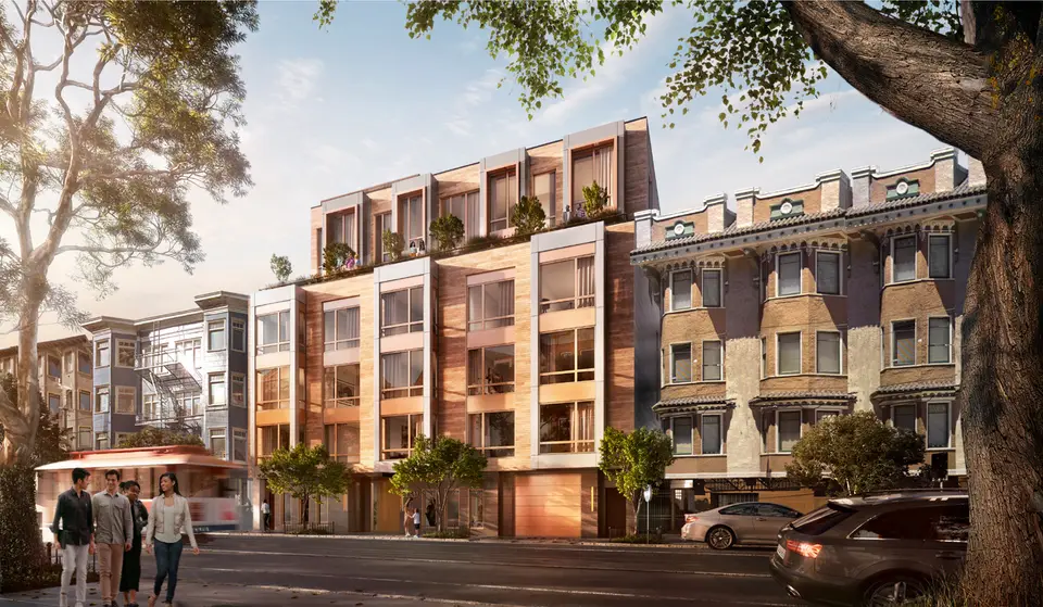 Updated Plans Filed for 23-Unit Residential Project at 1320 Washington Street in San Francisco's Nob Hill