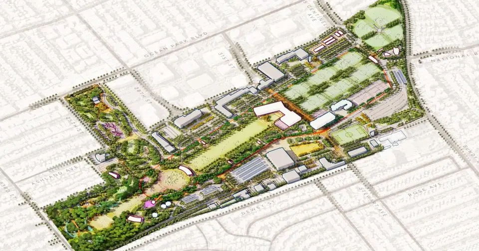 Santa Monica Unveils Draft Plan to Turn Airport Site Into Park
