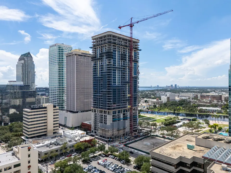 ONE Tampa Residential Tower Nears Exterior Completion in Downtown