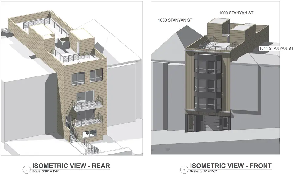 Building Permits Filed for Two-Unit Residential Project at 1000 Stanyan Street in San Francisco